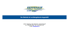 Desktop Screenshot of kepper.at